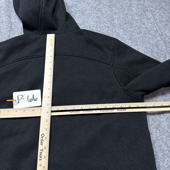 Patagonia Mens Better Sweater Hoodie Large Black Full Zip Pockets 3 Panel Hood - Picture 14 of 16